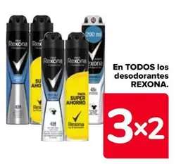 Oferta de Rexona - En Todos Los Desodorantes en Carrefour