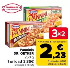 Oferta de Dr Oetker - Panninis por 3,35€ en Carrefour