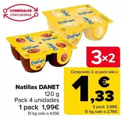 Oferta de Danet - Natillas por 1,99€ en Carrefour