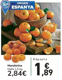 Oferta de Mandarina por 2,84€ en Carrefour Express