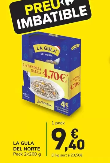 Oferta de La Gula Del Norte - Pack 2X200G por 9,4€ en Carrefour Express