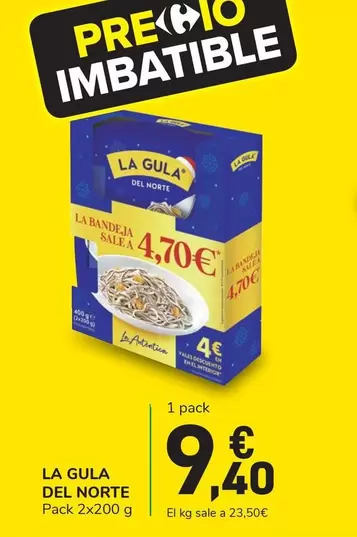 Oferta de La Gula Del Norte - Pack 2x200 G por 9,4€ en Carrefour Express