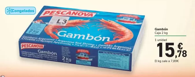 Oferta de Pescanova - Gambón por 15,78€ en Carrefour Express