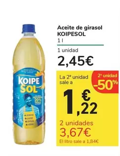 Oferta de Koipesol - Aceite De Girasol por 2,45€ en Carrefour Express