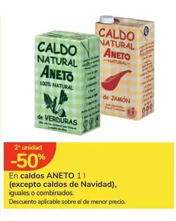 Oferta de Aneto - En caldos en Carrefour Express