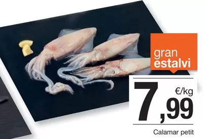 Oferta de Calamar Petit por 7,99€ en BonpreuEsclat