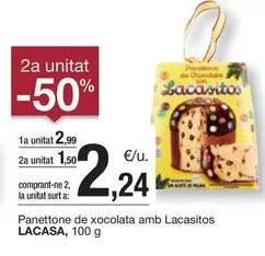 Oferta de Lacasa - Panettone De Xocolata Amb Lacasitos por 2,99€ en BonpreuEsclat