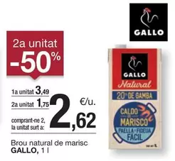 Oferta de Gallo - Brou Natural De Marisc por 3,49€ en BonpreuEsclat