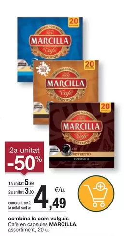 Oferta de Marcilla - Cafe En Capsules Assortiment por 5,99€ en BonpreuEsclat