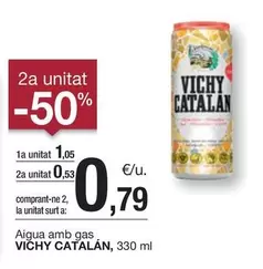 Oferta de Vichy Catalán - Aigua Amb Gas por 1,05€ en BonpreuEsclat