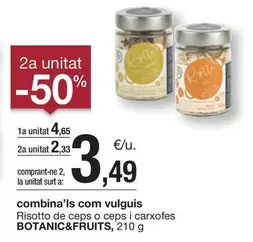 Oferta de Risotto De Ceps O Ceps I Carxofes por 4,65€ en BonpreuEsclat