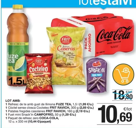 Oferta de Coca-Cola - Fuze Tea por 10,69€ en BonpreuEsclat