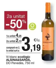 Oferta de Eco - Vi Blanc logic por 4,25€ en BonpreuEsclat