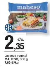 Oferta de Maheso - Lasanya Vegetal por 2,35€ en BonpreuEsclat