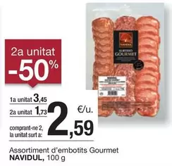 Oferta de Navidul - Assortiment D'Embottits Gourmet por 3,45€ en BonpreuEsclat