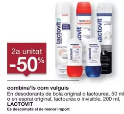 Oferta de Lactovit - En Desodorants De Bola Original O Lactourea en BonpreuEsclat