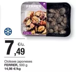 Oferta de Ferrer - Cloisses Japoneses por 7,49€ en BonpreuEsclat