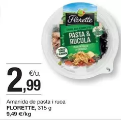 Oferta de Florette - Amanida De Pasta I Ruca por 2,99€ en BonpreuEsclat