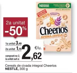 Oferta de Nestlé - Cereals De Civada Integral por 3,49€ en BonpreuEsclat