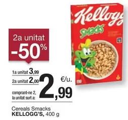 Oferta de Kellogg's - Cereals Smacks por 3,99€ en BonpreuEsclat