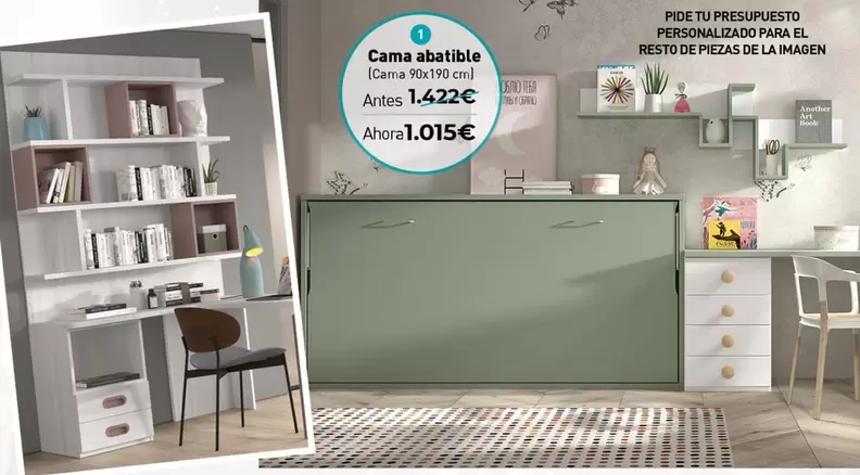 Oferta de Cama Abatible por 1015€ en Mubak