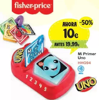 Oferta de Fisher-Price - Mi Primer Uno por 10€ en Jugueterias Innovatoys