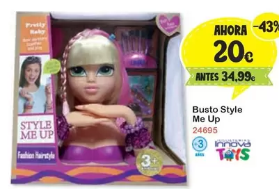 Oferta de Style - Busto  Me Up por 20€ en Jugueterias Innovatoys