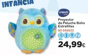 Oferta de Vtech - Proyector De Peluche Búho Estrellitas por 24,99€ en Jugueterias Innovatoys