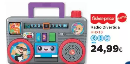 Oferta de Fisher-Price - Radio Divertida por 24,99€ en Jugueterias Innovatoys