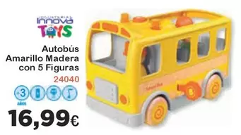 Oferta de Innova - Amarillo Madera Con 5 Figuras por 16,99€ en Jugueterias Innovatoys