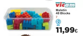 Oferta de Maletin 48 Blocks por 11,99€ en Jugueterias Innovatoys