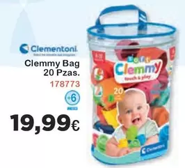 Oferta de Clementoni - Clementini Clemmy Bag 20 Pzas por 19,99€ en Jugueterias Innovatoys