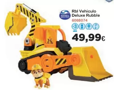 Oferta de Deluxe - Rbl Vehiculo  Rubble por 49,99€ en Jugueterias Innovatoys