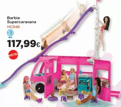 Oferta de Barbie - BARBIE SUPERCARAVANA por 117,99€ en Jugueterias Innovatoys