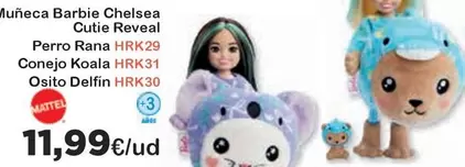 Oferta de Barbie - Perro Rana Conejo Koala HRK31 por 11,99€ en Jugueterias Innovatoys