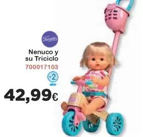 Oferta de Nenuco - Y Triciclo por 42,99€ en Jugueterias Innovatoys