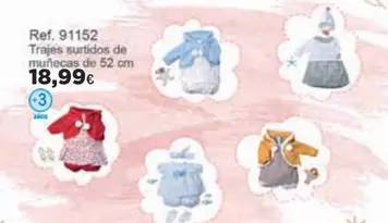 Oferta de Trajes Surtidos De Muñecas por 18,99€ en Jugueterias Innovatoys