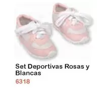 Oferta de Set Deportivas Rosas Y Blancas en Jugueterias Innovatoys