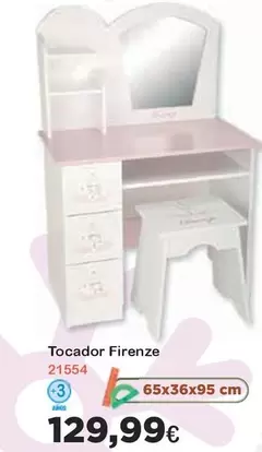 Oferta de Tocador Firenze por 129,99€ en Jugueterias Innovatoys