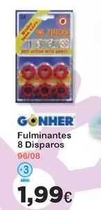 Oferta de Fulminantes 8 Disparos por 1,99€ en Jugueterias Innovatoys