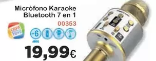 Oferta de Cefa Toys - Micrófono Karaoke Bluetooth 7 En 1 por 19,99€ en Jugueterias Innovatoys