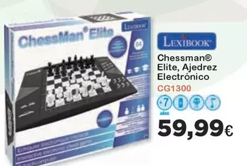 Oferta de Lexibook - Chessman Elite, Ajedrez Electronico por 59,99€ en Jugueterias Innovatoys