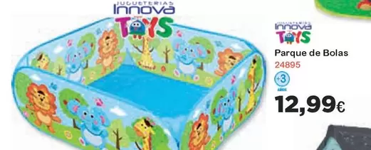 Oferta de Innova - Parque De Bolas por 12,99€ en Jugueterias Innovatoys