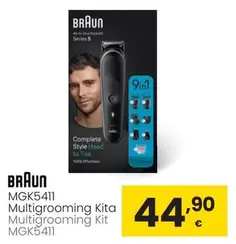 Oferta de Braun - Multigrooming Kit MGK5411 por 44,9€ en Eroski