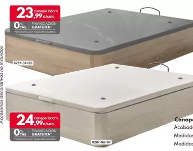 Oferta de Canapé "Plus" por 239,95€ en BricoCentro