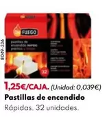 Oferta de Ok Fuego - Pastillas De Encendido por 1,25€ en BricoCentro