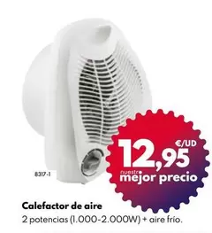 Oferta de Calefactor De Aire por 12,95€ en BricoCentro