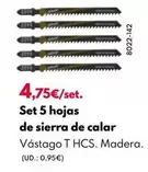 Oferta de Sierra - hojas de en BricoCentro