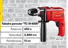 Oferta de Einhell - Taladro Percutor "TC-ID 650E" por 29,95€ en BricoCentro