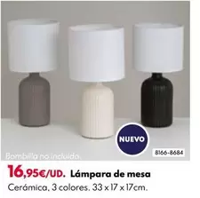 Oferta de Lámpara De Mesa por 16,95€ en BricoCentro